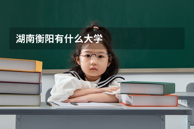 湖南衡阳有什么大学