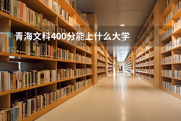 青海文科400分能上什么大学