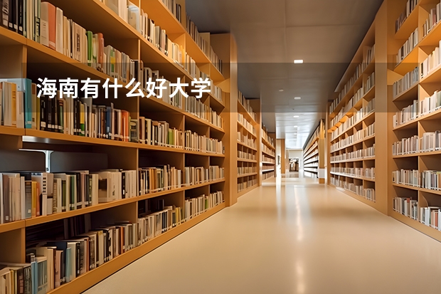 海南有什么好大学