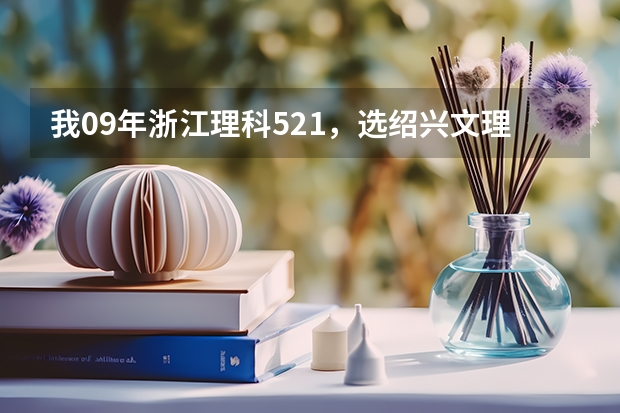 我09年浙江理科521，选绍兴文理学院2本有希望吗?这个学校比起浙江大学城市学院的3本读哪个更好？请指点。