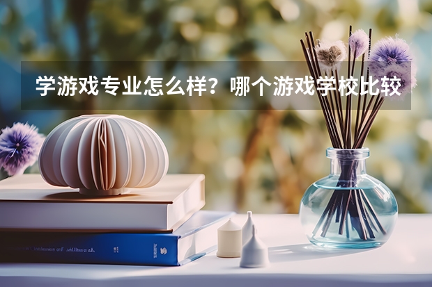 学游戏专业怎么样？哪个游戏学校比较好1159