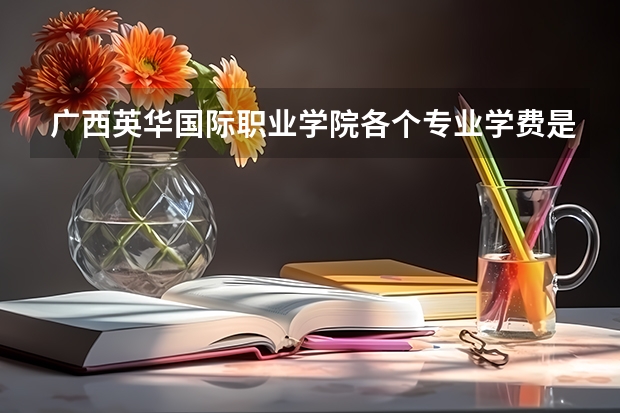 广西英华国际职业学院各个专业学费是多少