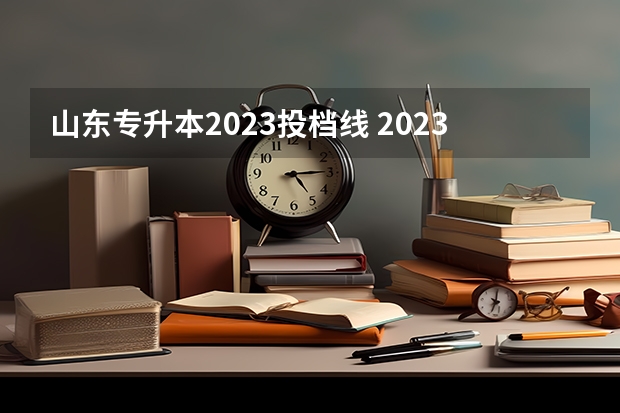 山东专升本2023投档线 2023年专升本山东分数线