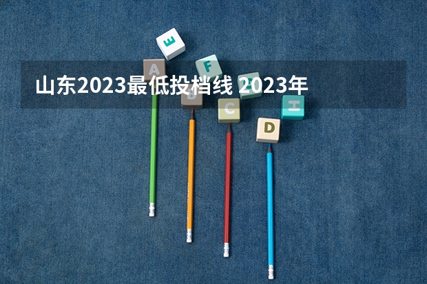 山东2023最低投档线 2023年山东高考最低投档线