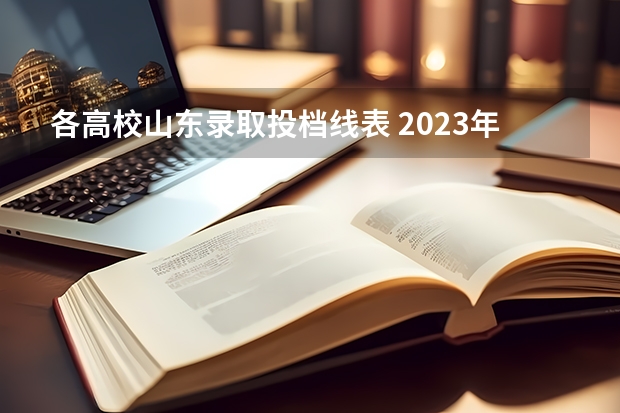 各高校山东录取投档线表 2023年山东省本科投档线