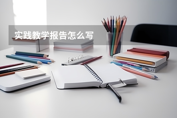 实践教学报告怎么写