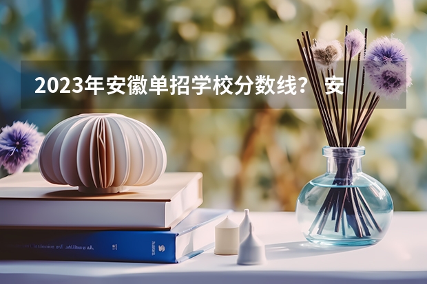 2023年安徽单招学校分数线？ 安徽警官职业学院2023年录取线
