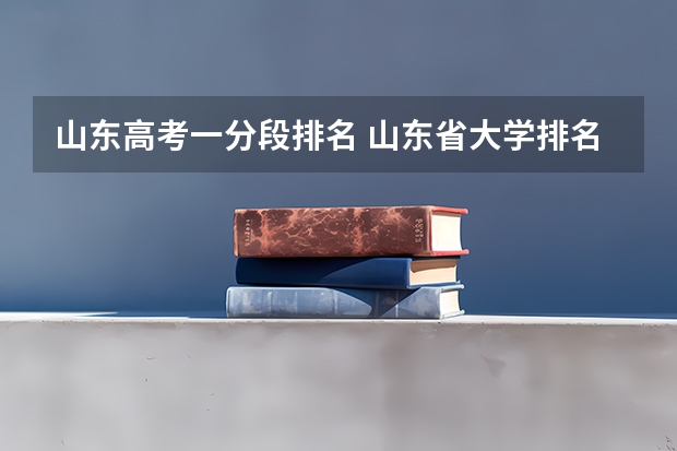 山东高考一分段排名 山东省大学排名及录取分数线