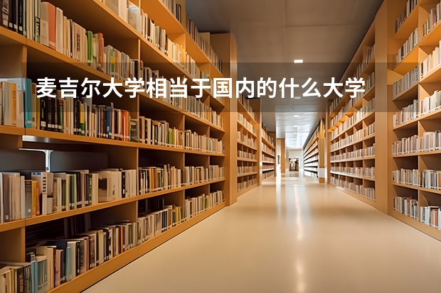 麦吉尔大学相当于国内的什么大学